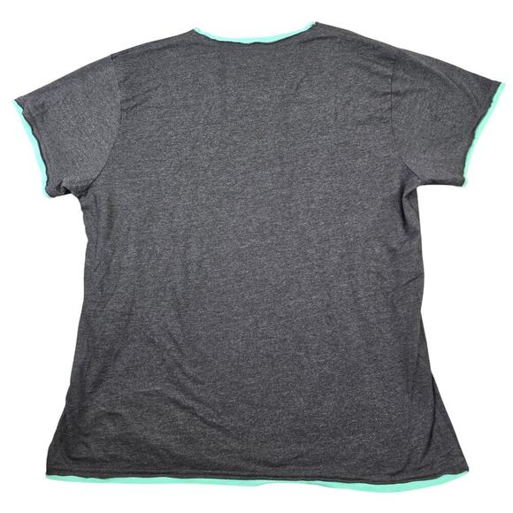 Lazy One Pajama Top Sleep Shirt Women's XL Pasture Bedtime Horse Farmer Rider - Picture 7 of 7